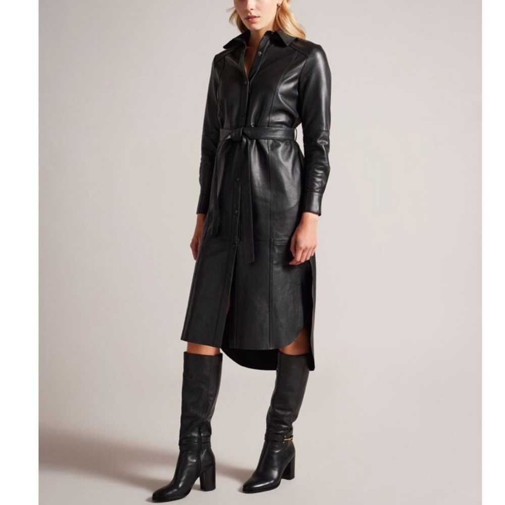 Ted Baker London Black Midi Dress